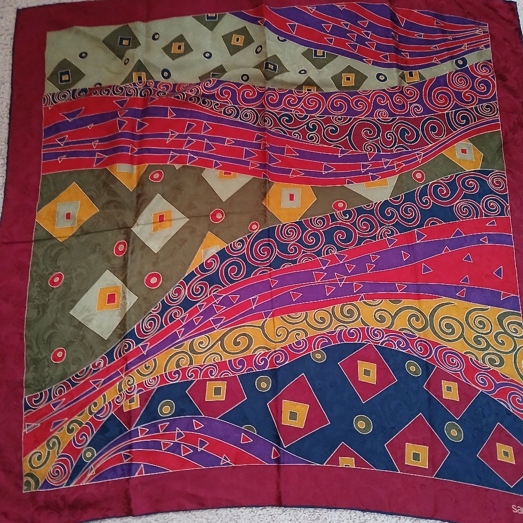 Saraceno Made In Italy 100Silk Scarf